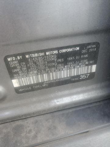 2019 MITSUBISHI OUTLANDER SPORT SE 13
