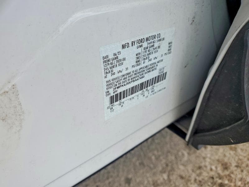 2023 FORD EDGE SEL 13