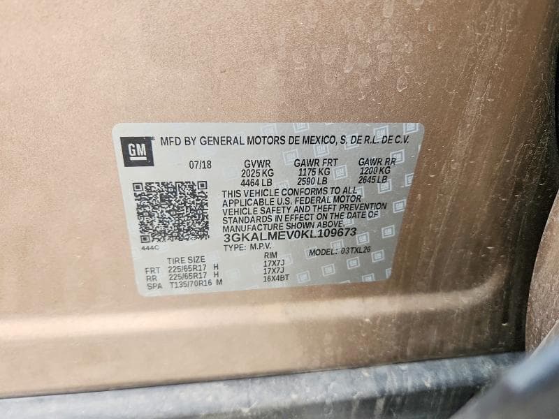 2019 GMC TERRAIN SLE 13