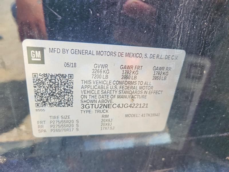 2018 GMC SIERRA K1500 SLT 12