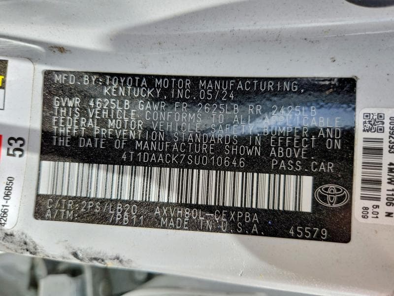 2025 TOYOTA CAMRY XSE 12