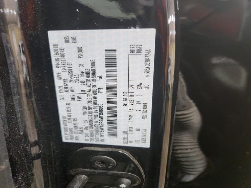 2021 FORD F150 SUPERCREW 13