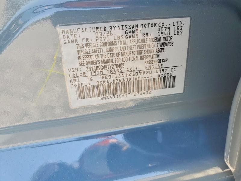 2026 NISSAN SENTRA SV 12