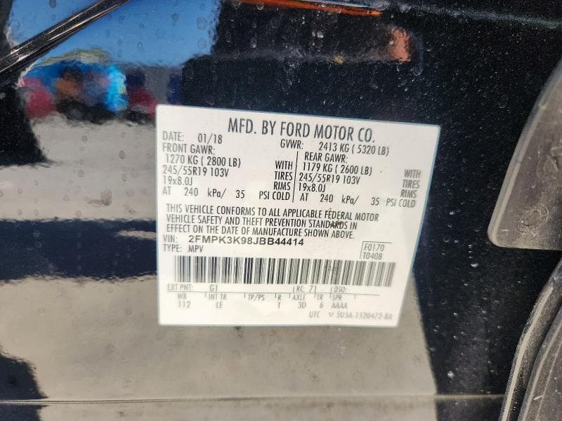 2018 FORD EDGE TITANIUM 13