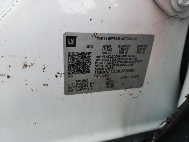 2019 GMC ACADIA SLE 13