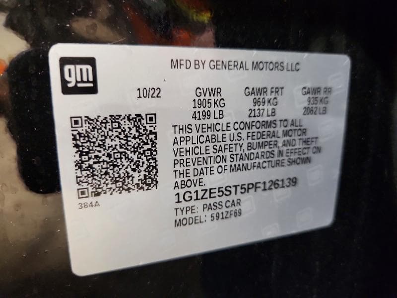 2023 CHEVROLET MALIBU PREMIER 12