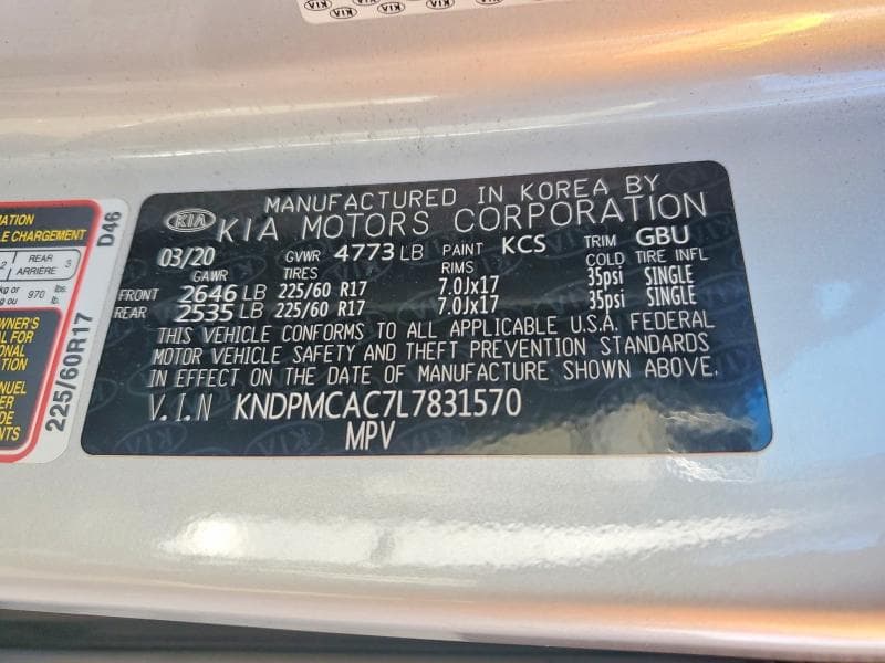 2020 KIA SPORTAGE LX 13