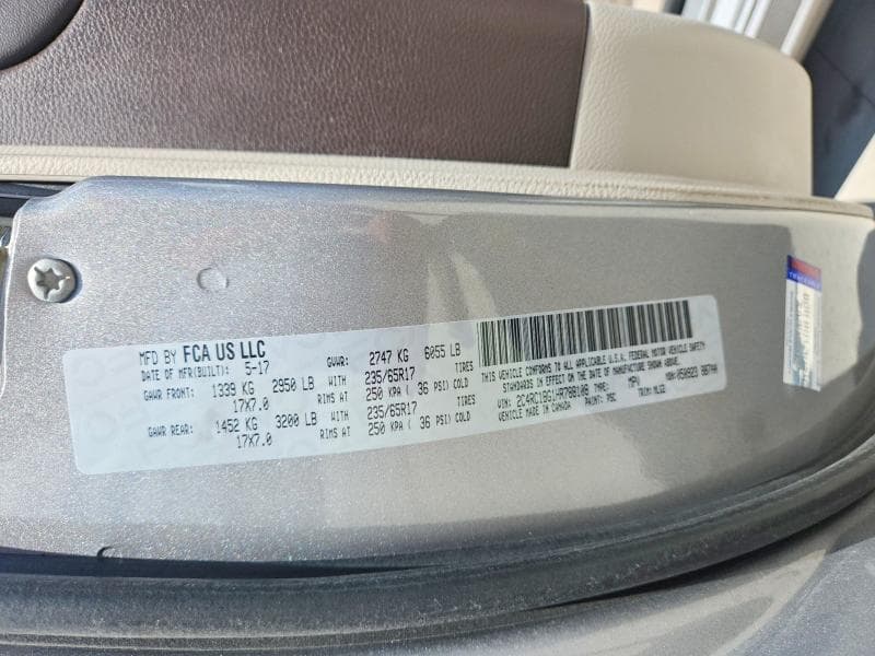2017 CHRYSLER PACIFICA 13