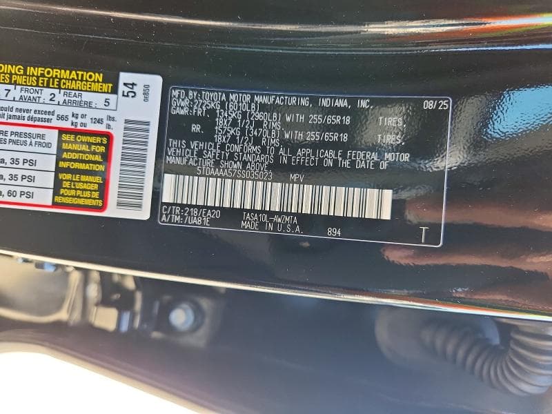 2025 TOYOTA GRAND HIGHLANDER XLE 13
