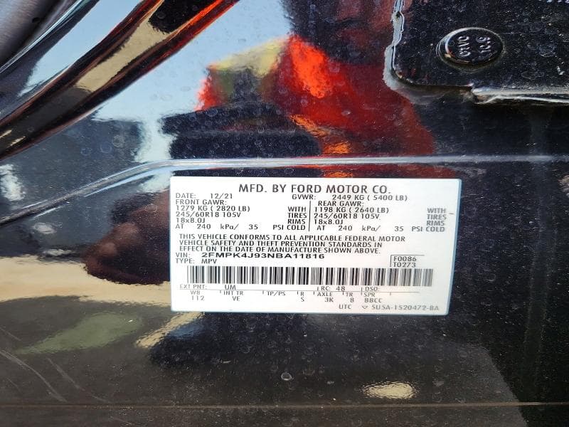 2022 FORD EDGE SEL 13