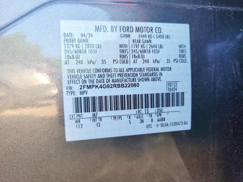 2024 FORD EDGE SE 13