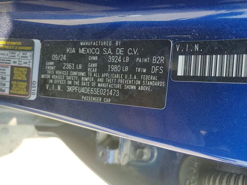 2025 KIA K4 EX 12