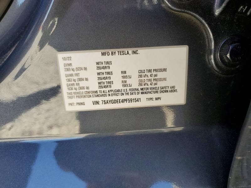 2023 TESLA MODEL Y 12