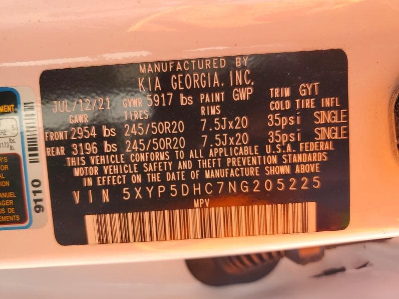 2022 KIA TELLURIDE SX 14