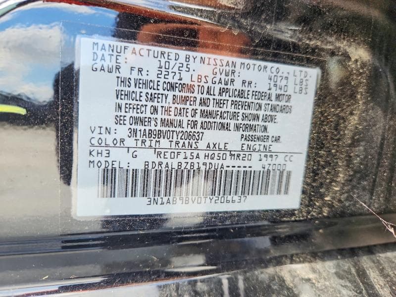 2026 NISSAN SENTRA S 13
