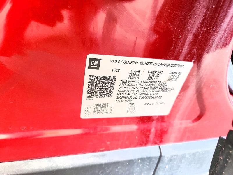 2019 CHEVROLET EQUINOX LT 13