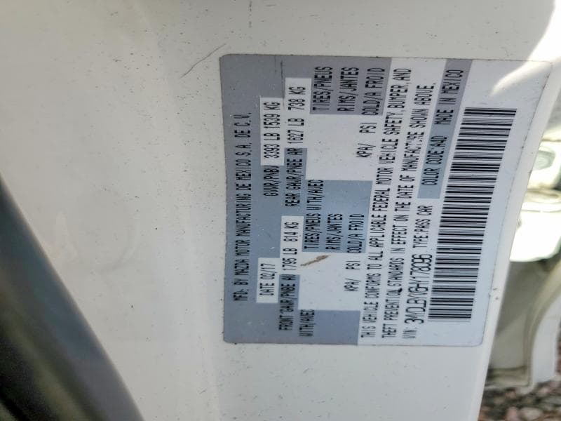 2017 TOYOTA YARIS IA BASE 12