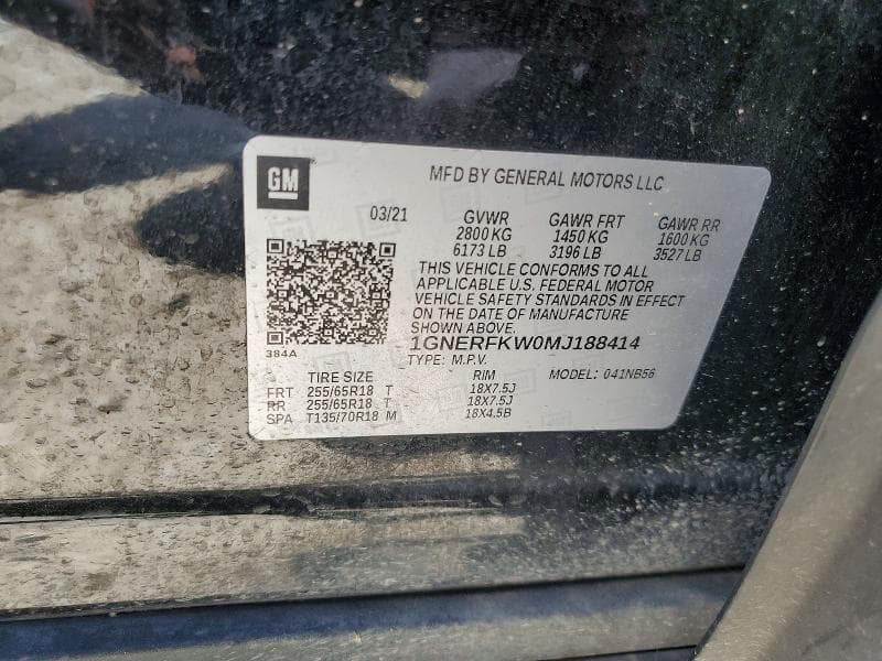 2021 CHEVROLET TRAVERSE LS 13