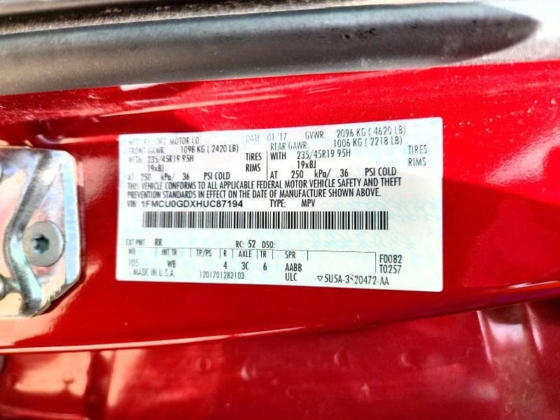 2017 FORD ESCAPE SE 13