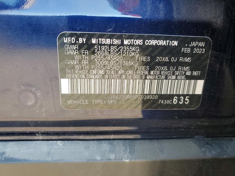 2023 MITSUBISHI OUTLANDER SE 14