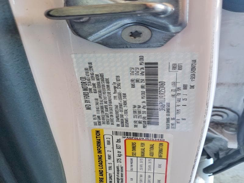 2018 FORD FUSION SE HYBRID 12