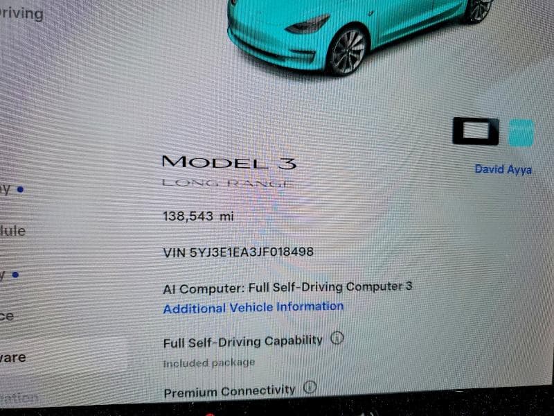 2018 TESLA MODEL 3 9