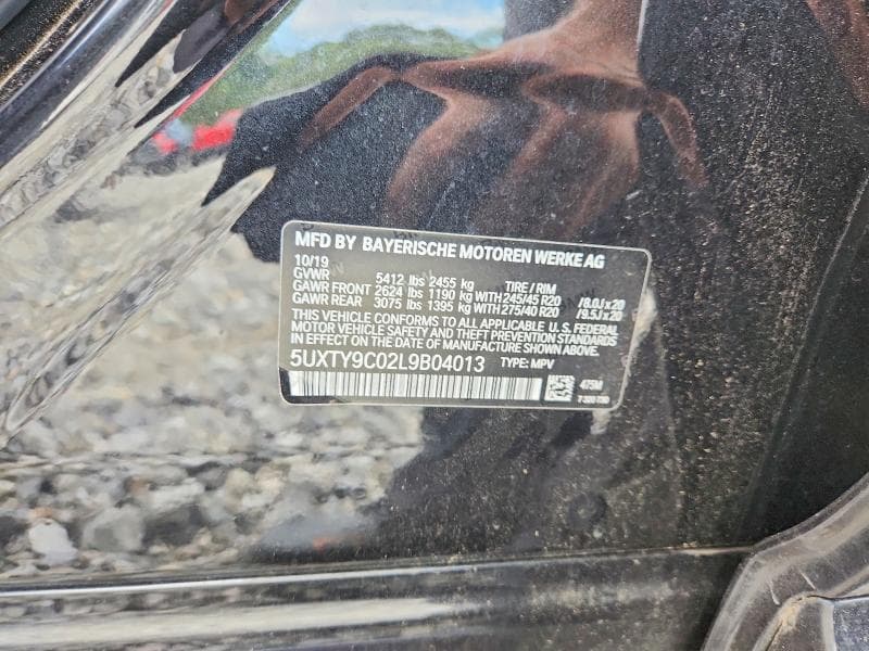 2020 BMW X3 XDRIVEM40I XDRIVEM40I 12