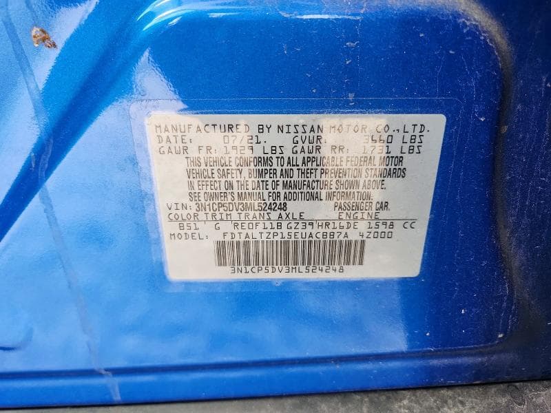 2021 NISSAN KICKS SR 12