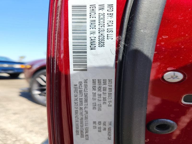 2020 DODGE CHALLENGER R/T SCAT PACK 12