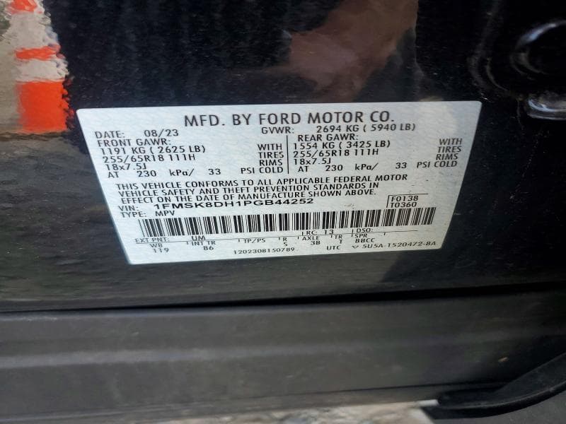 2023 FORD EXPLORER XLT 12