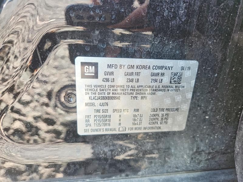 2019 BUICK ENCORE PREFERRED 13