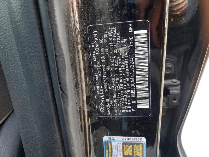 2018 HYUNDAI TUCSON SEL 13