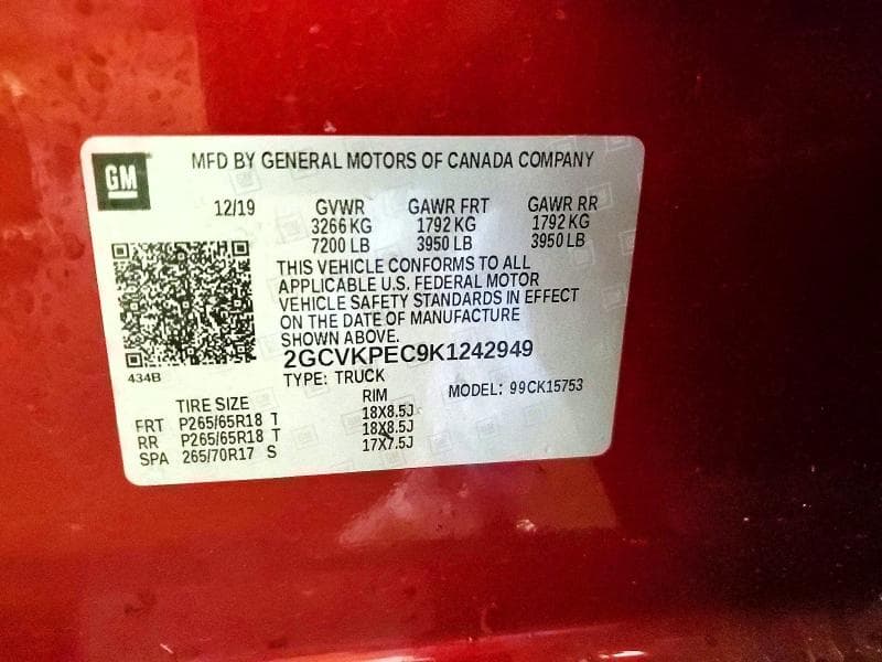 2019 CHEVROLET SILVERADO LD K1500 LT 13