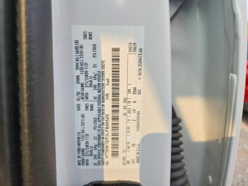 2020 FORD F150 SUPERCREW 13
