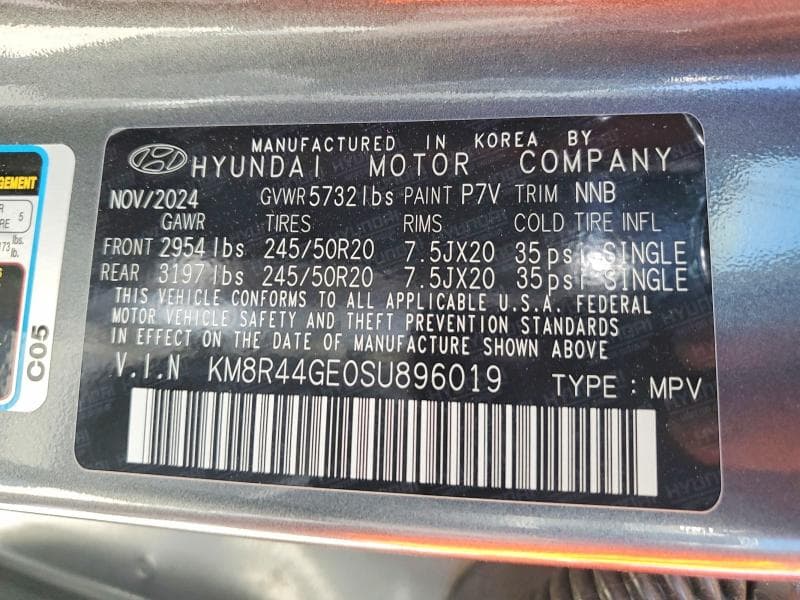 2025 HYUNDAI PALISADE SEL PREMIUM 13