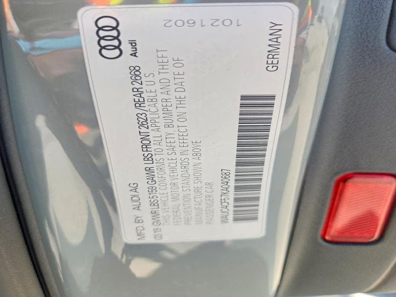 2019 AUDI S5 PRESTIGE 12