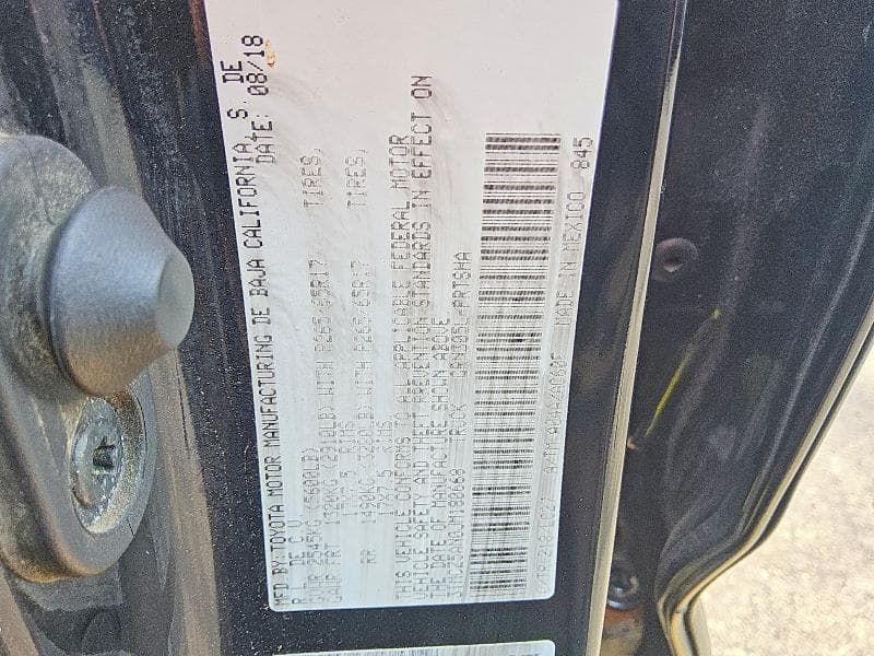 2018 TOYOTA TACOMA TRD SPORT 12