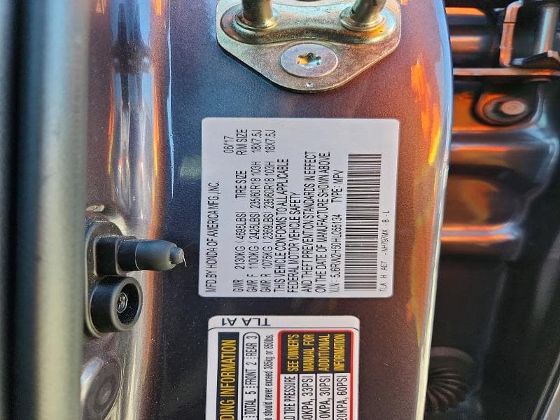 2017 HONDA CR-V EX 14