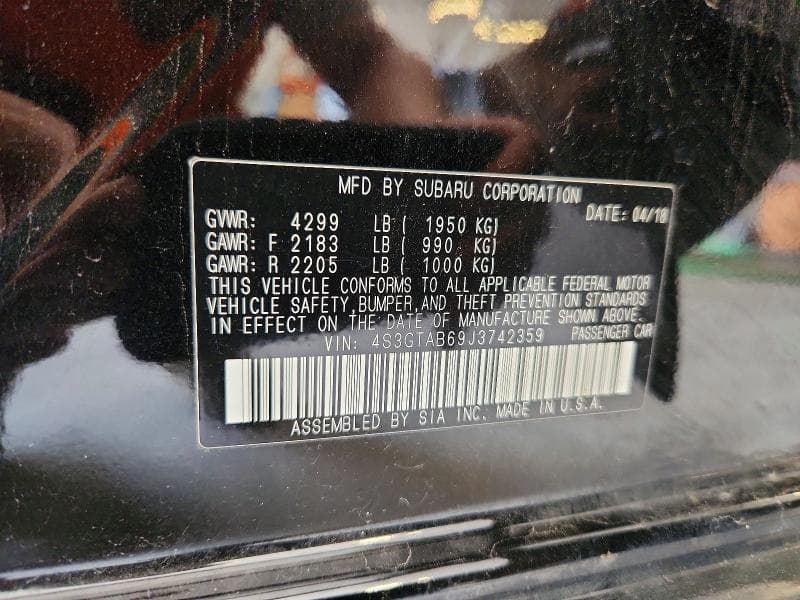 2018 SUBARU IMPREZA PREMIUM 13