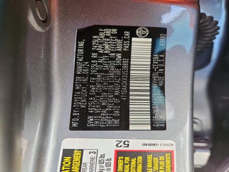 2025 TOYOTA CAMRY SE 13