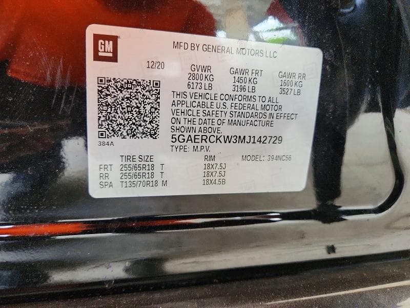 2021 BUICK ENCLAVE PREMIUM 13