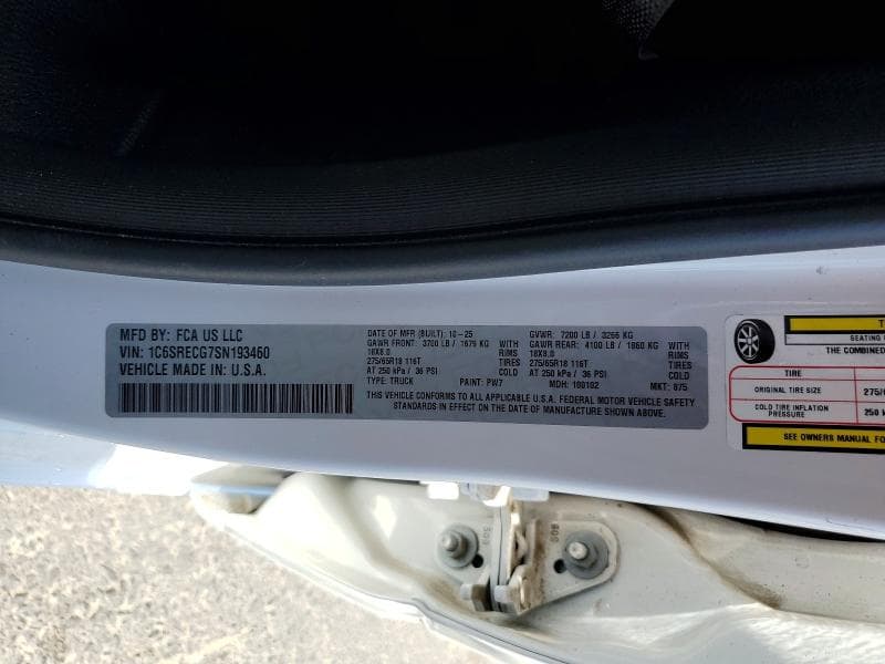 2025 RAM 1500 TRADESMAN 12