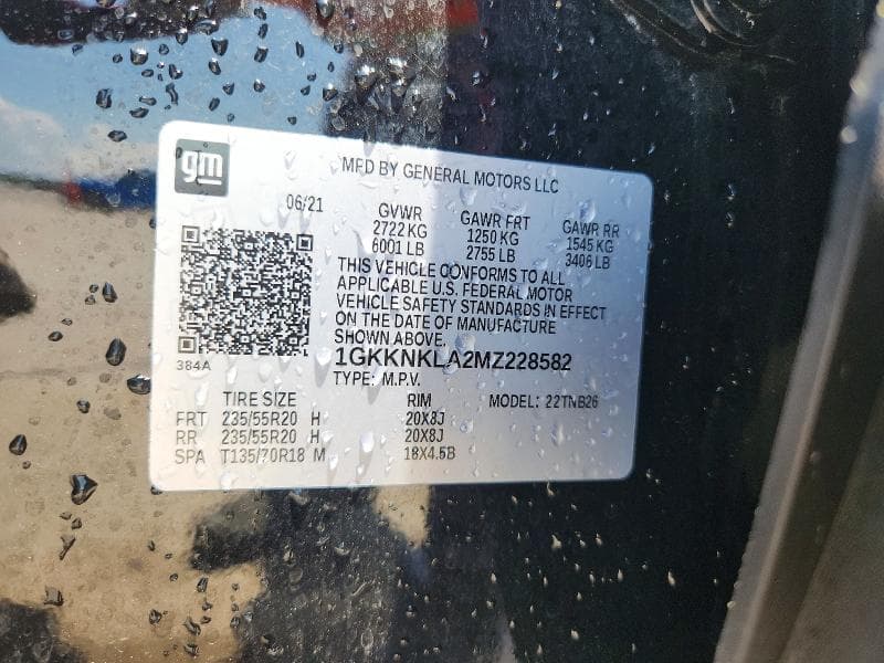 2021 GMC ACADIA SLE 13