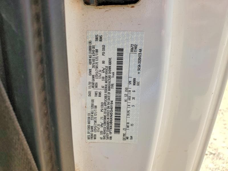 2022 FORD F350 SUPER DUTY 13