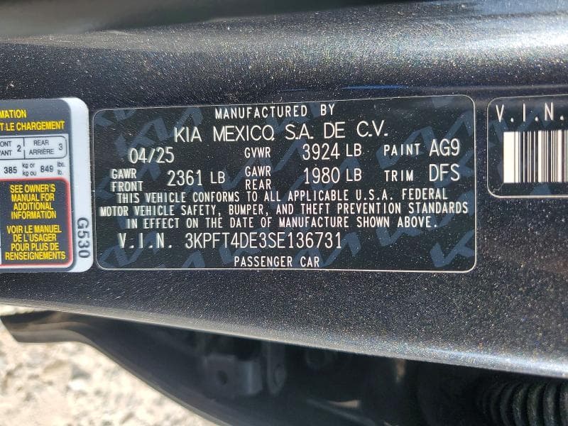 2025 KIA K4 LX 13