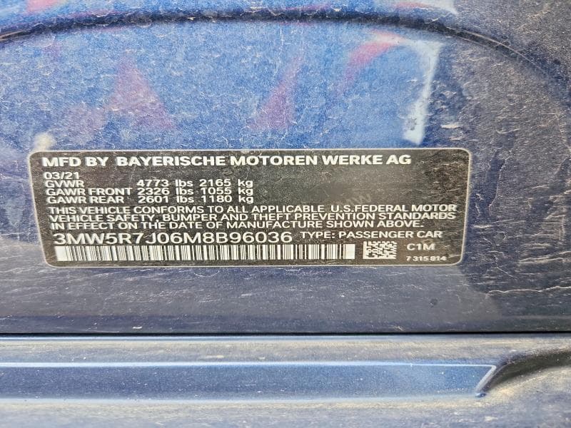 2021 BMW 330XI 12