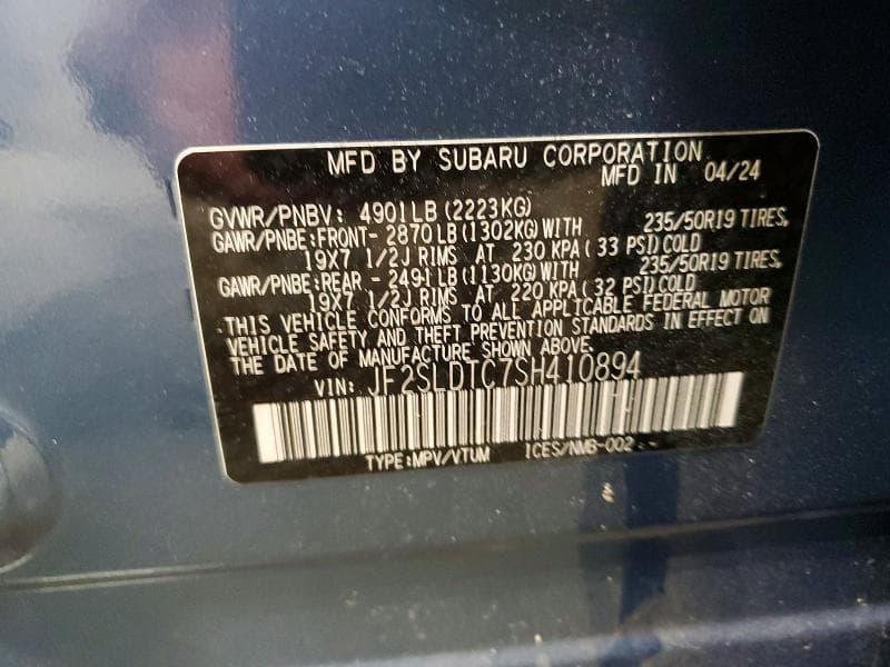 2025 SUBARU FORESTER TOURING 14
