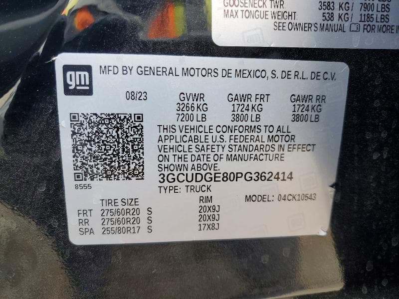 2023 CHEVROLET SILVERADO K1500 LTZ 12
