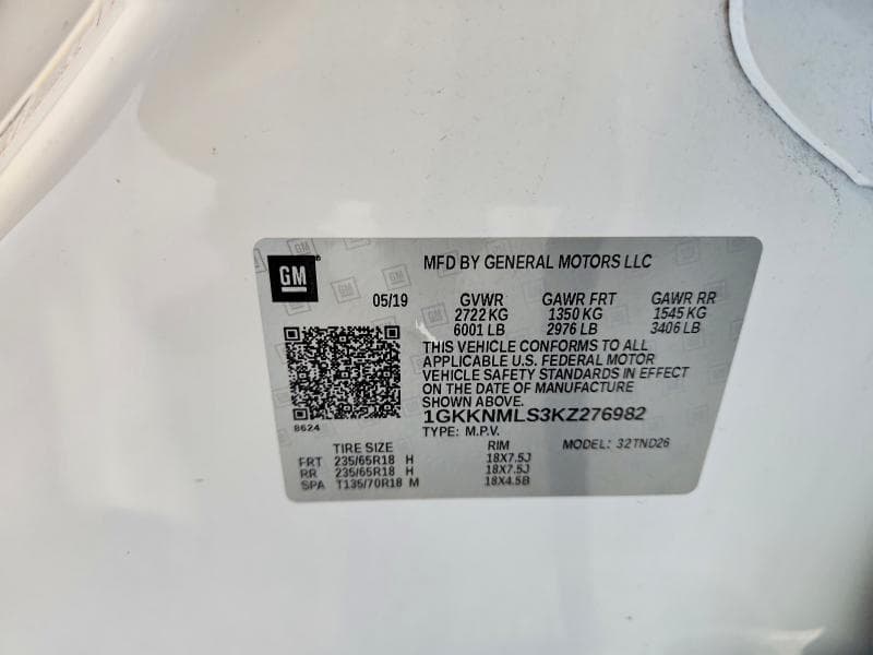 2019 GMC ACADIA SLT-1 13
