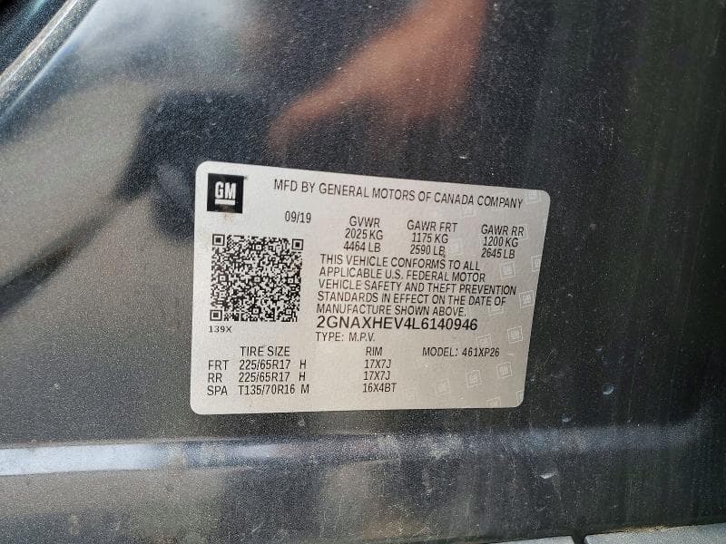 2020 CHEVROLET EQUINOX LS 13